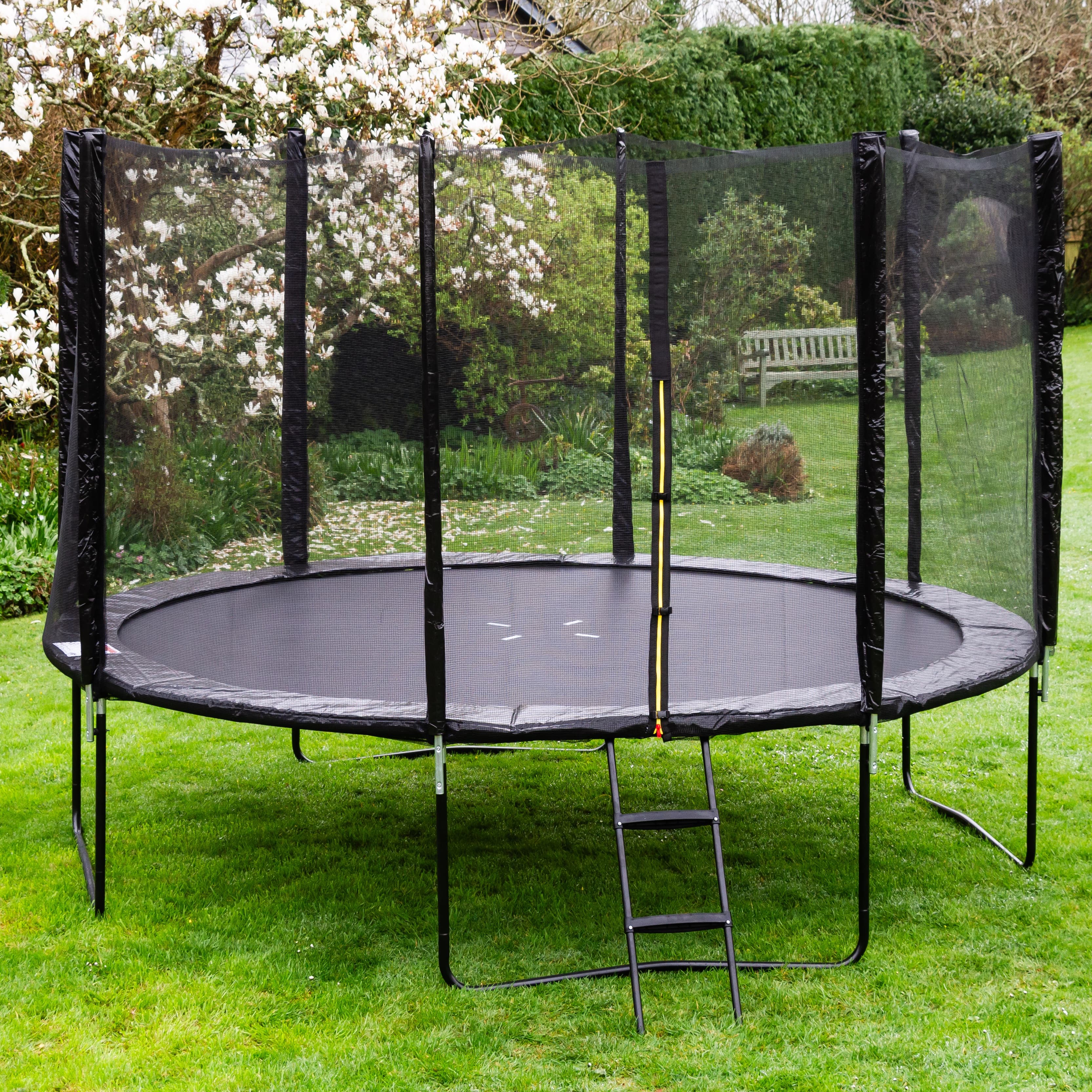 Jump zone 14 ft trampoline with enclosure best sale